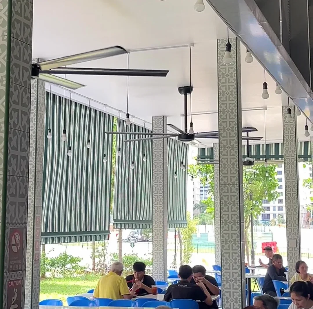 Cafe barista bar warm interior Singapore